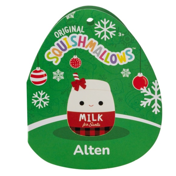 Alten the Milk Winter Squad Squishmallow 4” NWT - Picture 4 of 5